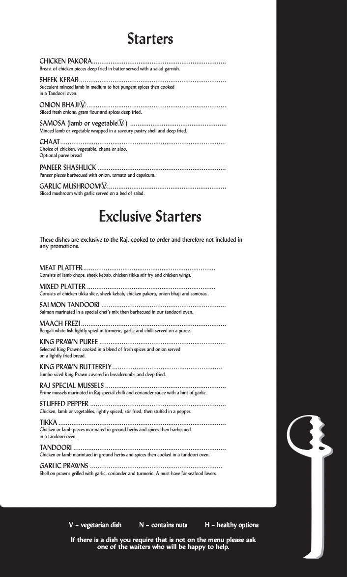 Menu The Raj Restaurant-3