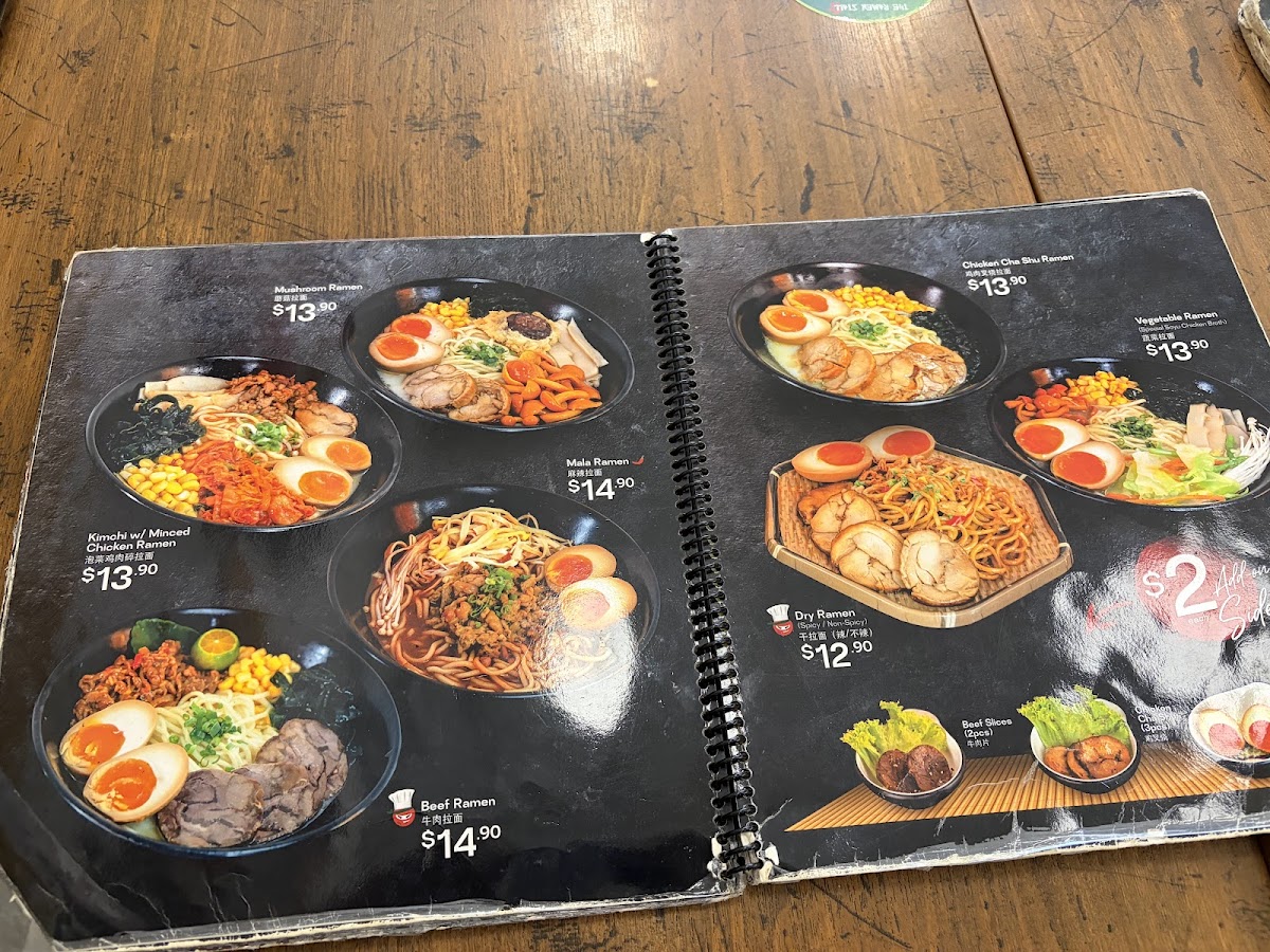 Menu The Ramen Stall-1