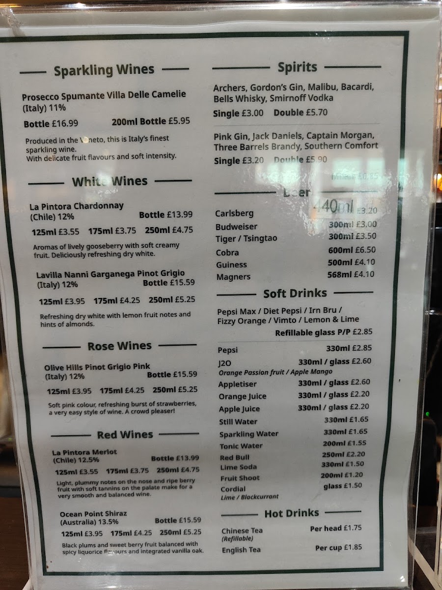 Menu The Real China-3