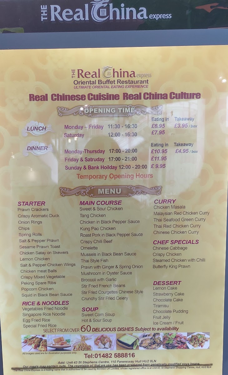 Menu The Real China-4