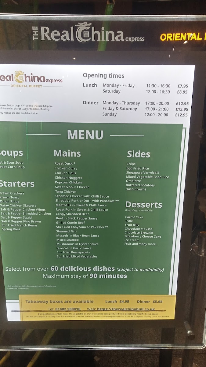 Menu The Real China-5