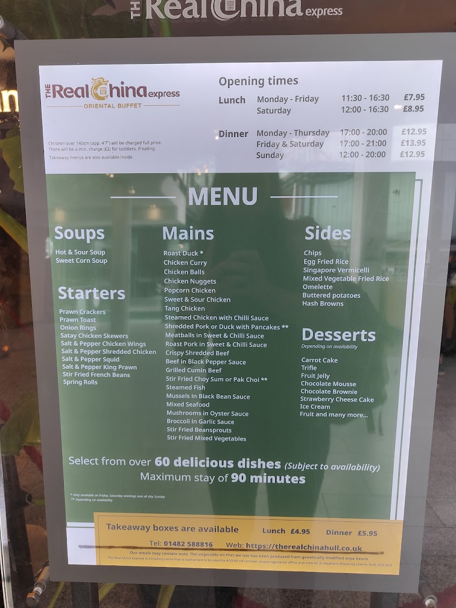 Menu The Real China-6