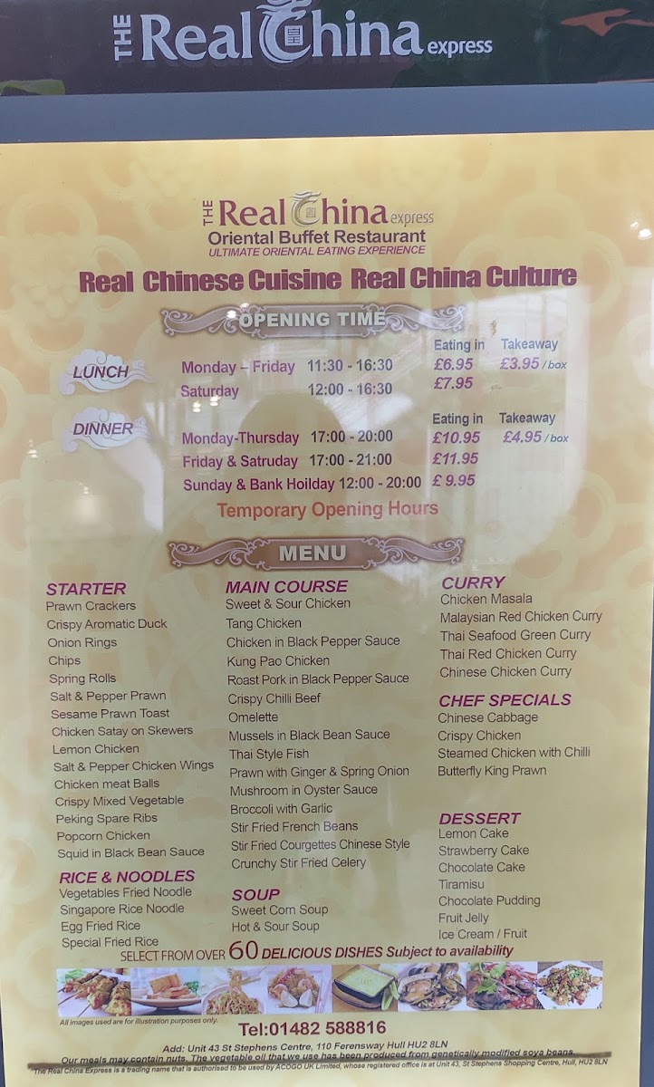 Menu The Real China-7