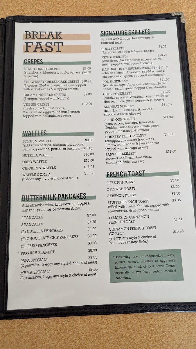 Menu The Red Apple Inn-3