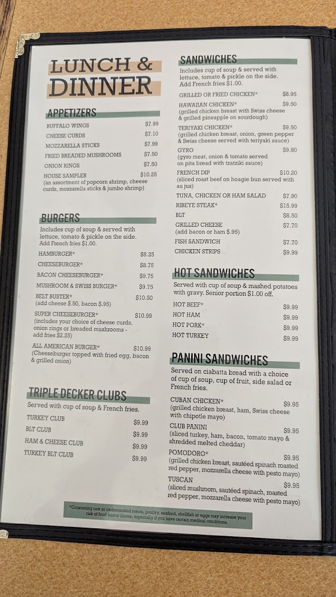Menu The Red Apple Inn-4