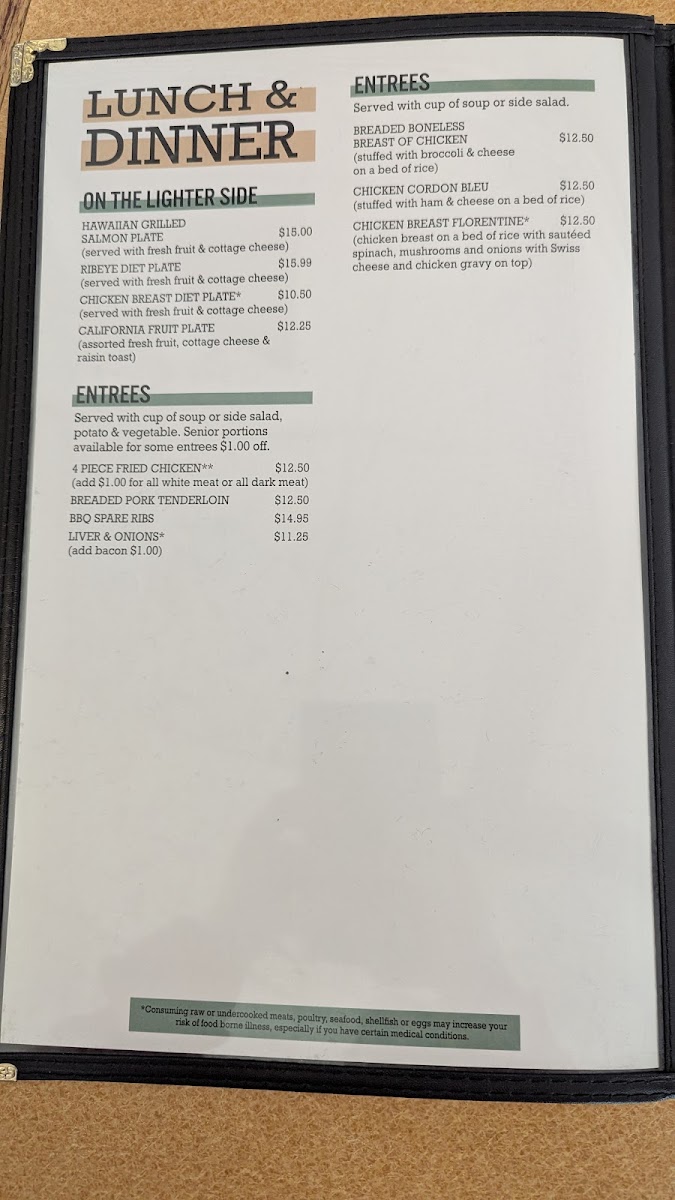 Menu The Red Apple Inn-5