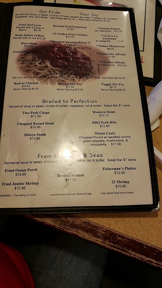 Menu The Red Apple Inn-8