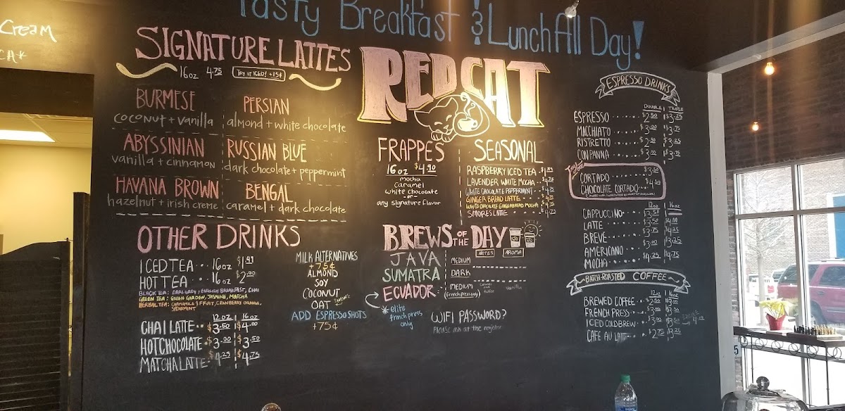 Menu The Red Cat @ Railroad Park-9