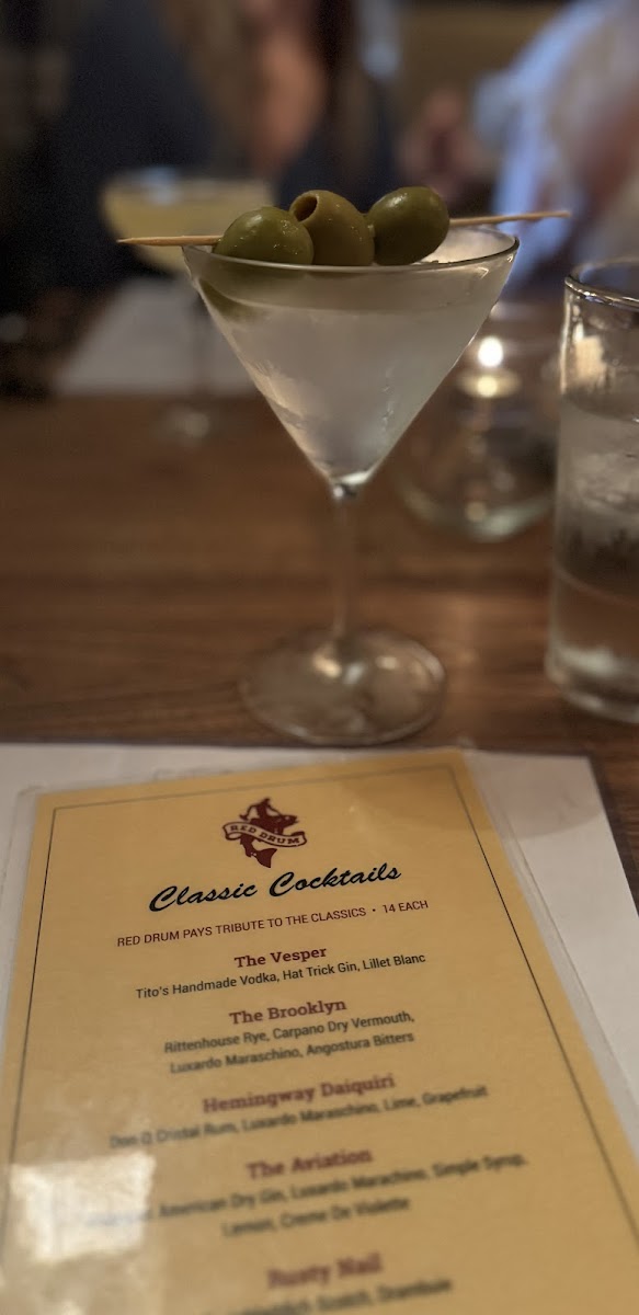 Menu The Red Drum-6