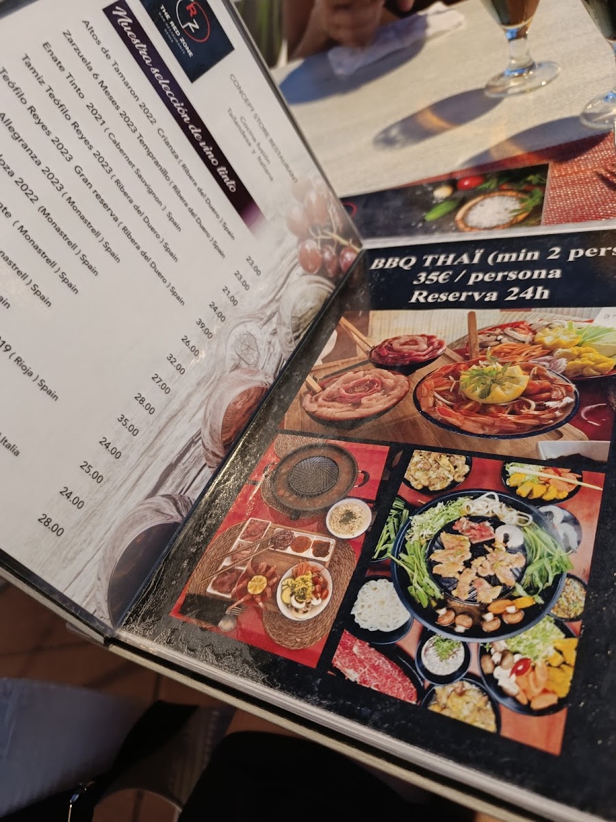 Menu The Red Zone-3