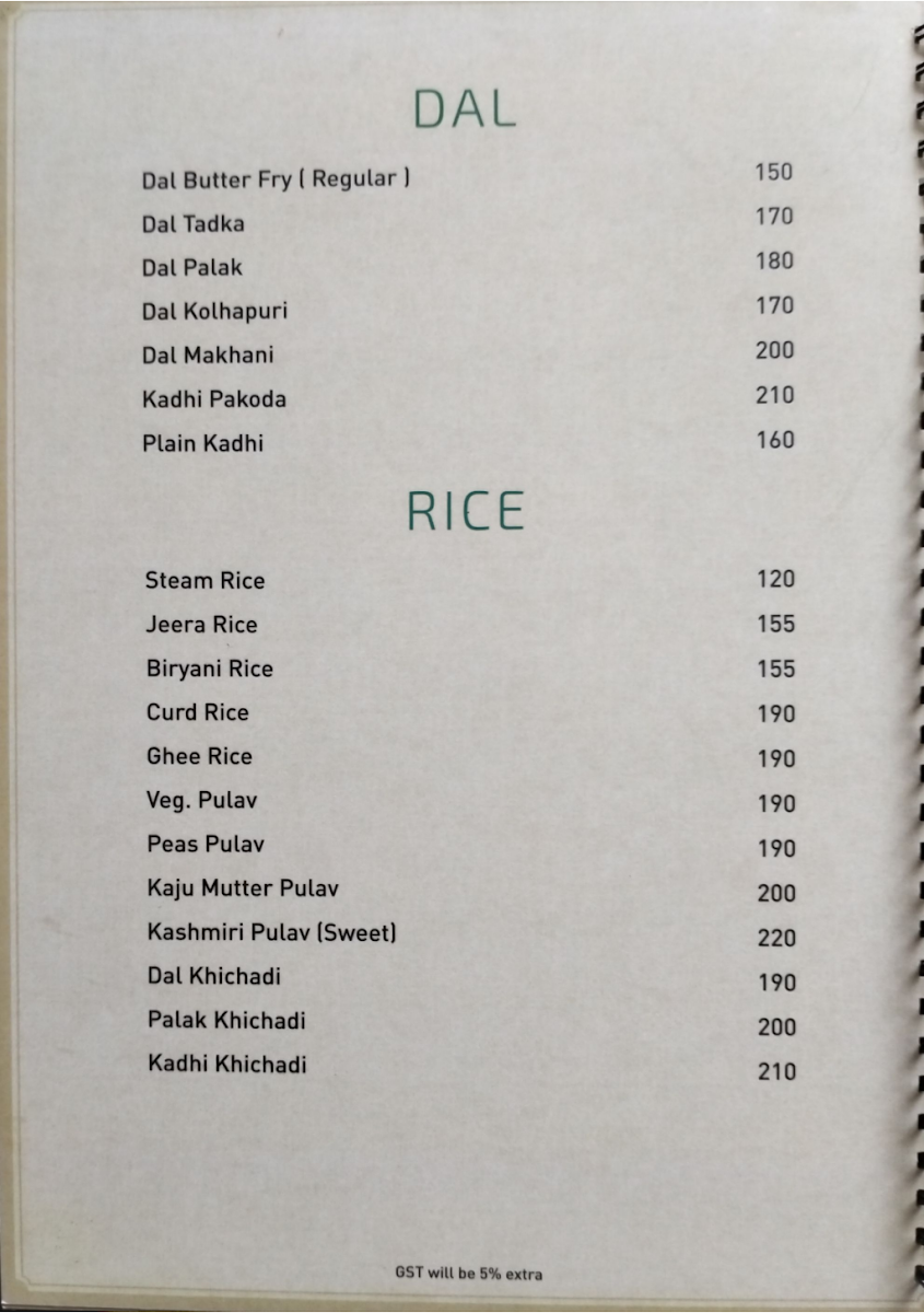 Menu The Regent-10