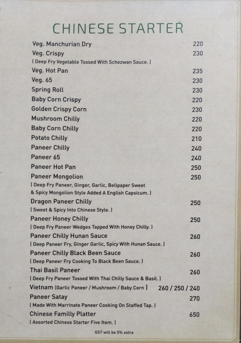 Menu The Regent-3