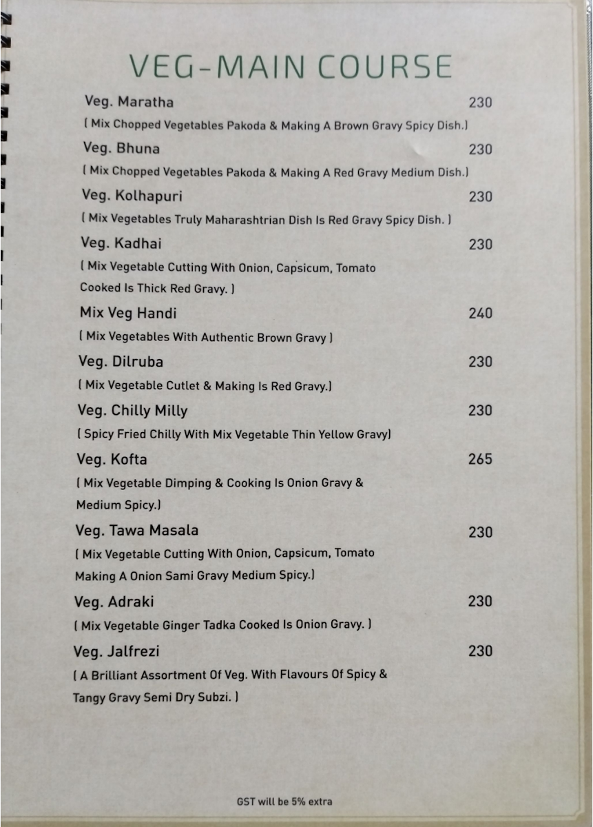 Menu The Regent-4