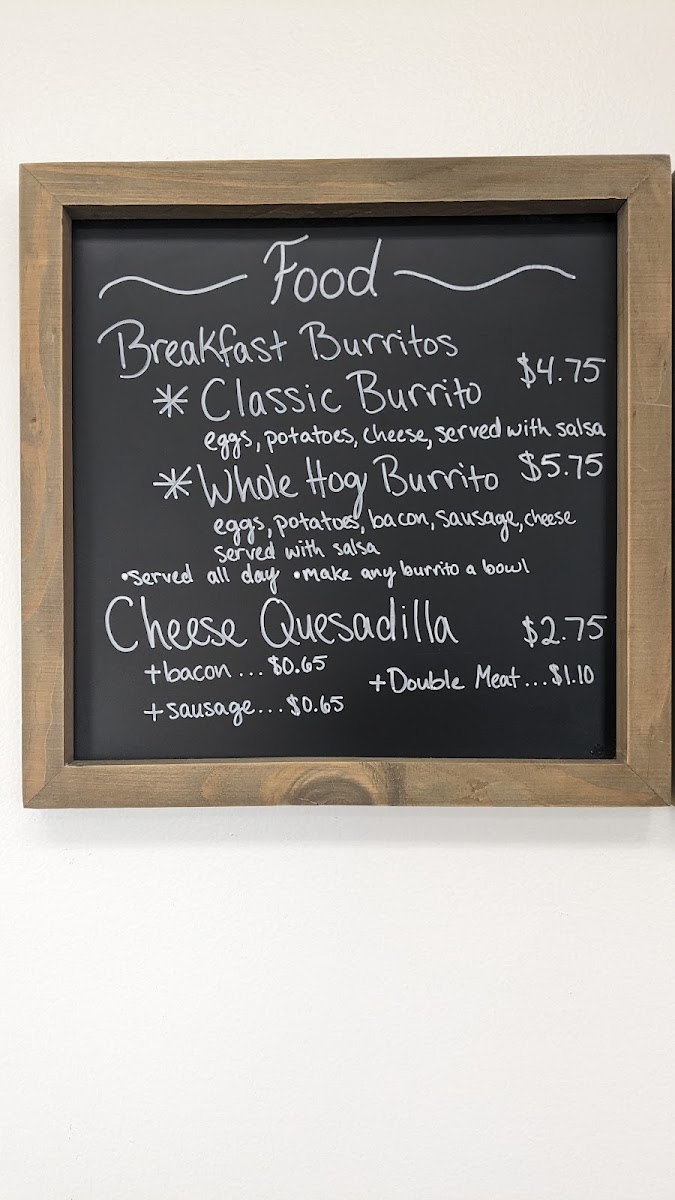 Menu The Rendezvous-1