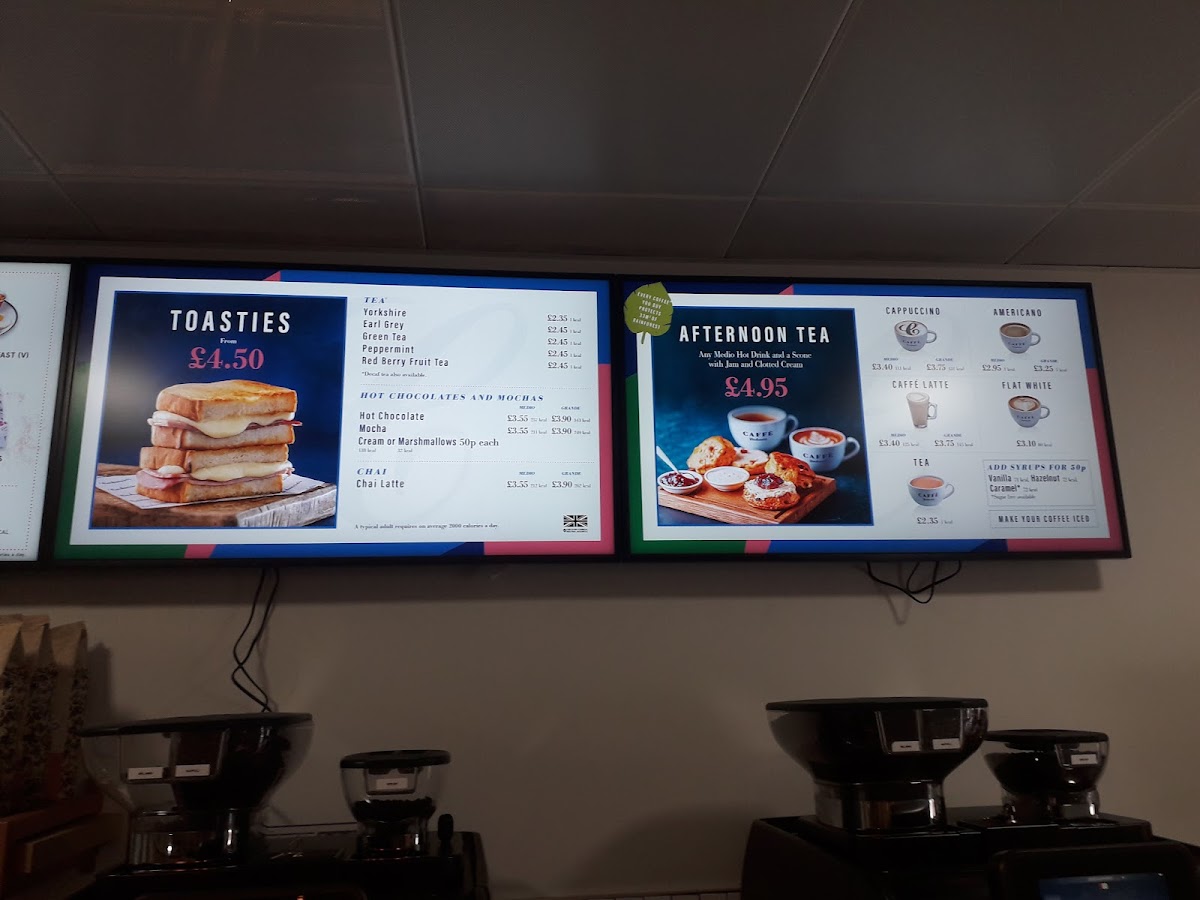 Menu The Restaurant Hub Sainsbury's Chippenham-2