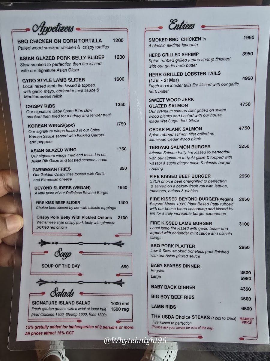 Menu The Rib Kage Grill-1