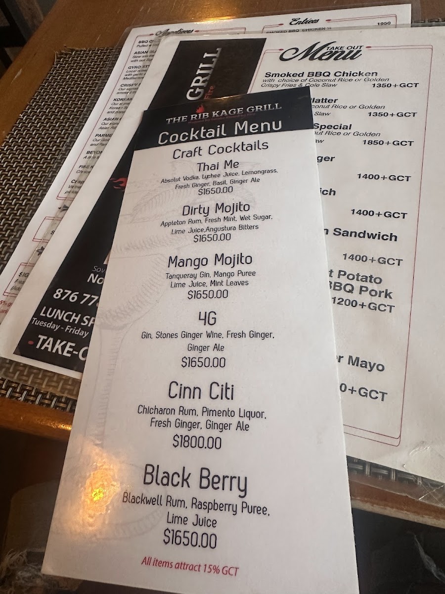 Menu The Rib Kage Grill-6