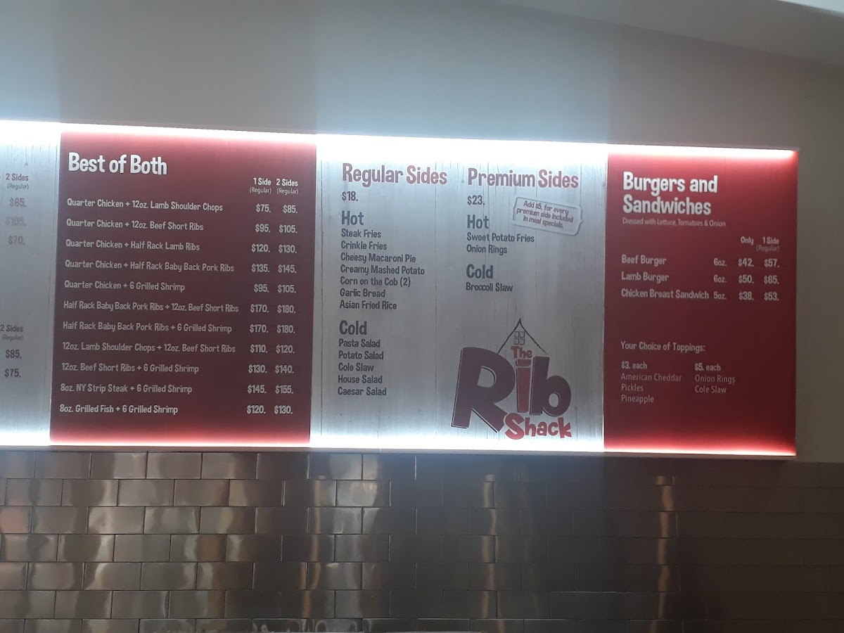 Menu The Rib Shack-8