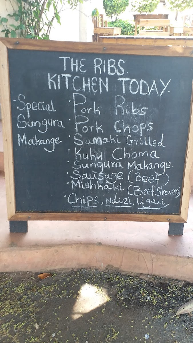 Menu The Ribs Arusha-3
