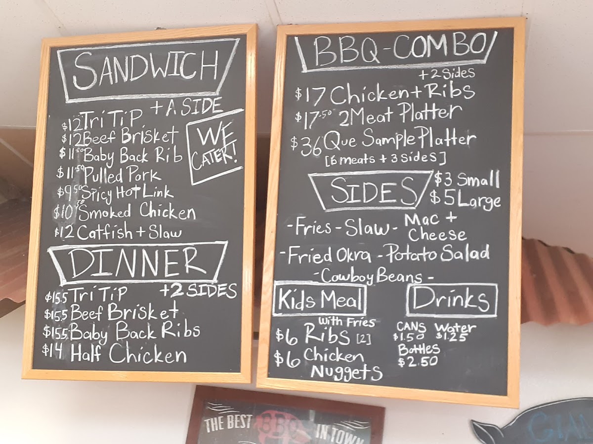 Menu The Ribshack Que-7
