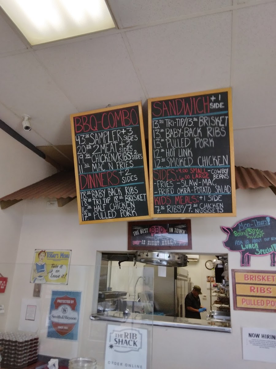 Menu The Ribshack Que-9