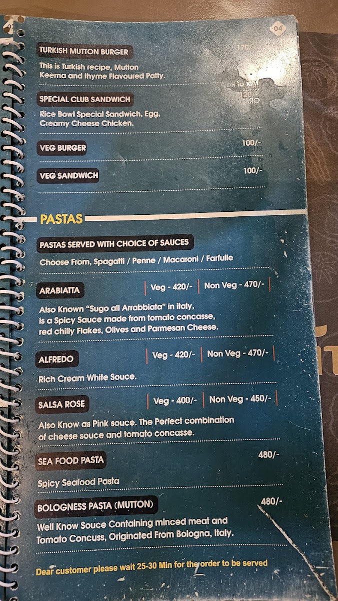 Menu The Rice Bowl Restaurant-7