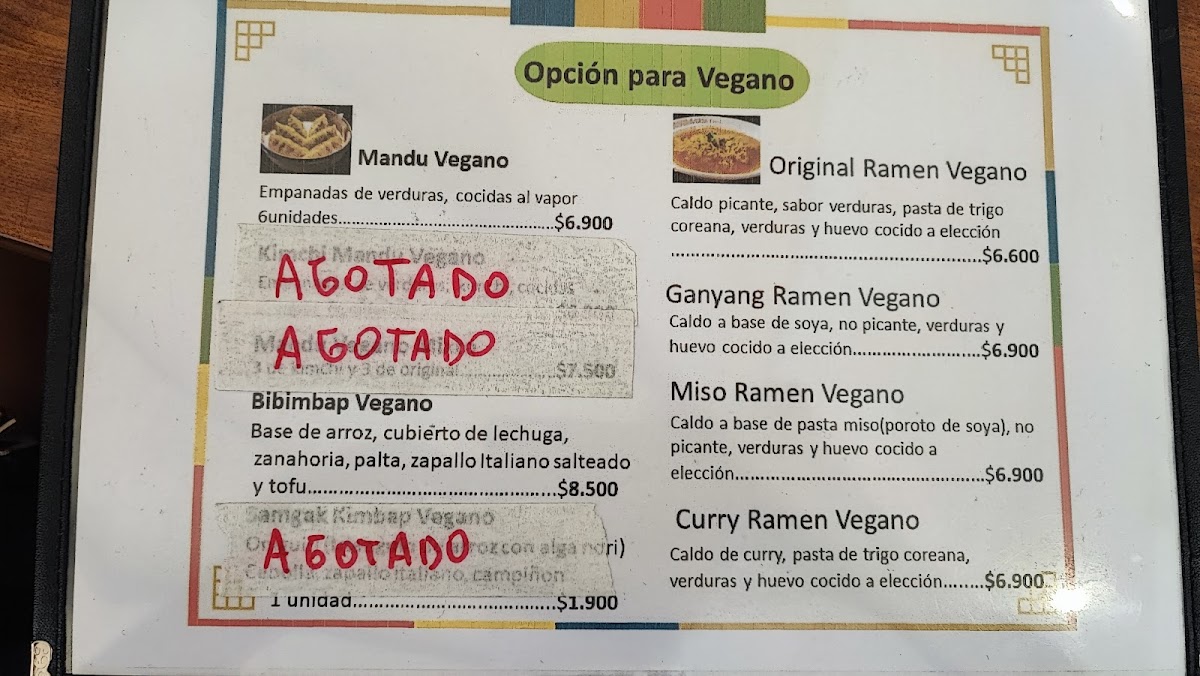 Menu The Rice-1