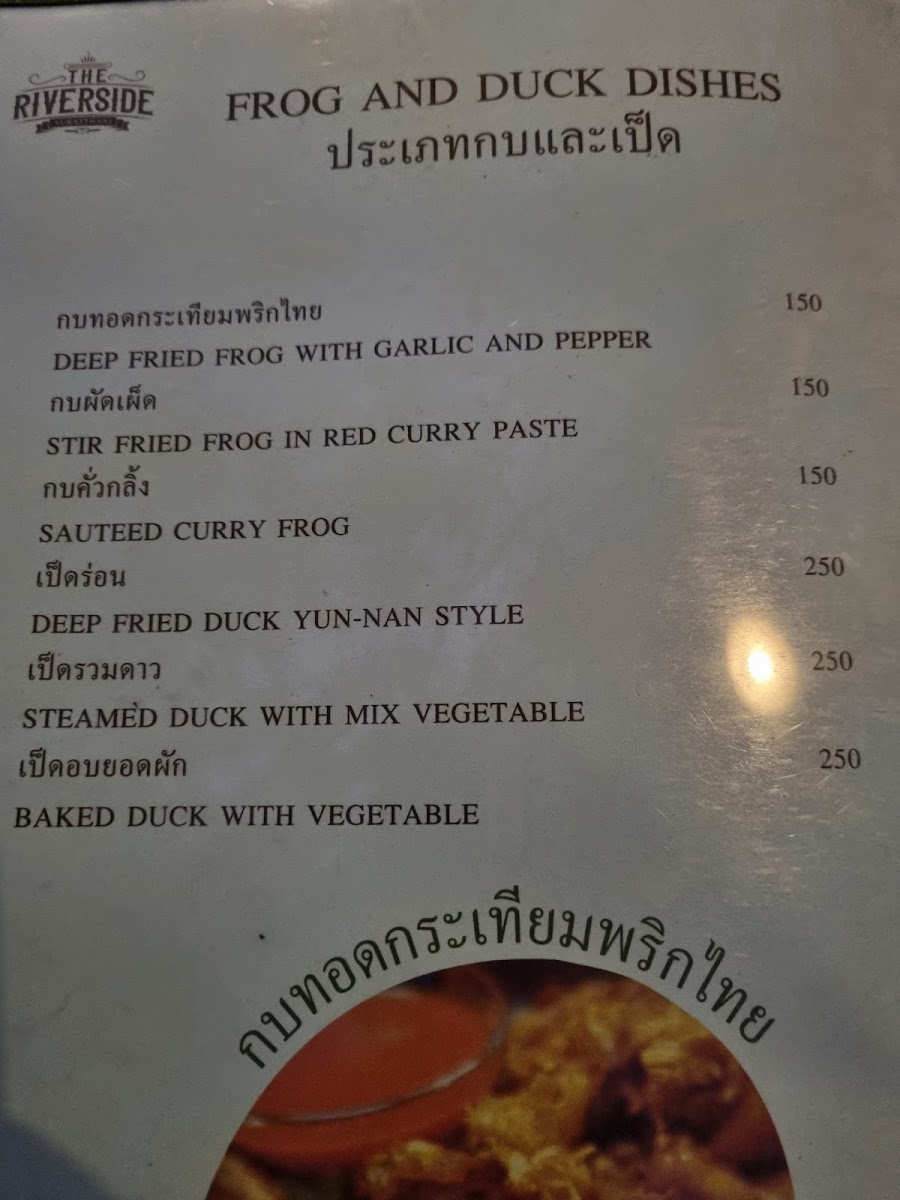 Menu The Riverside Restaurant-5