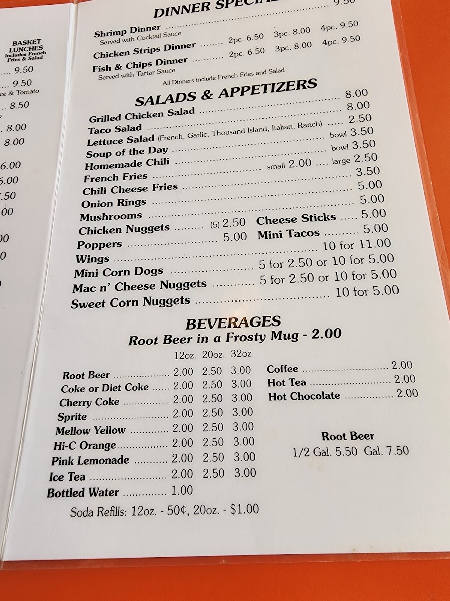 Menu The Rootbeer Stand-4