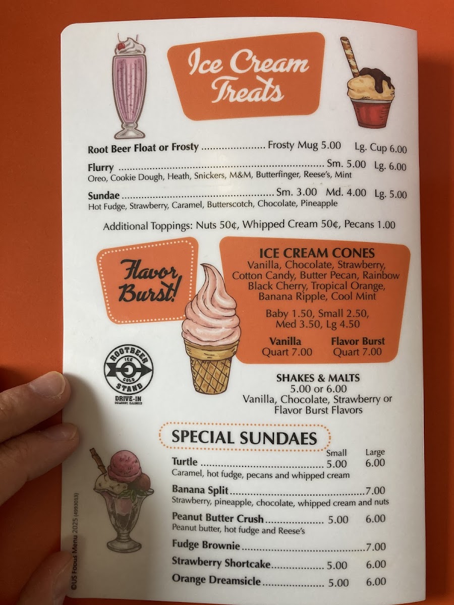 Menu The Rootbeer Stand-9