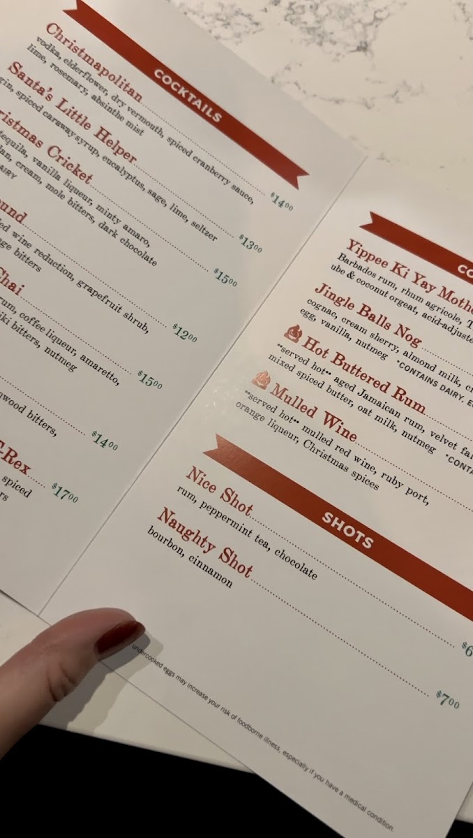 Menu The Rouge Wine & Bourbon Bistro-7
