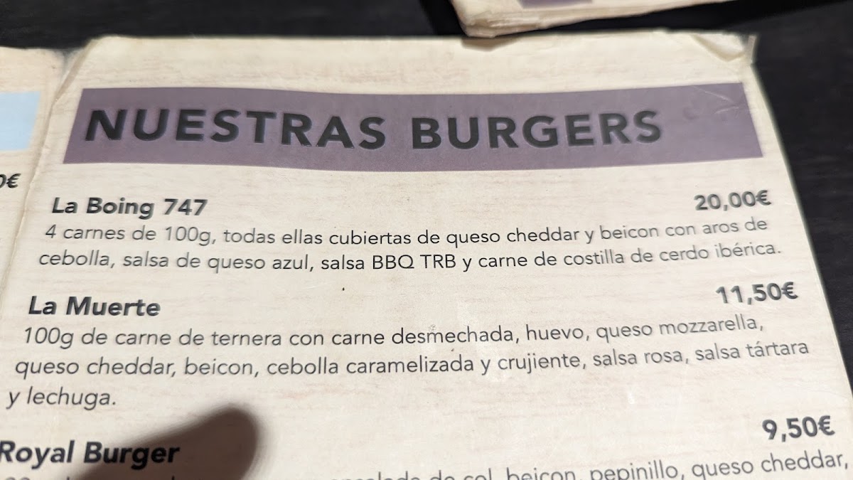 Menu The Royal Burger-7