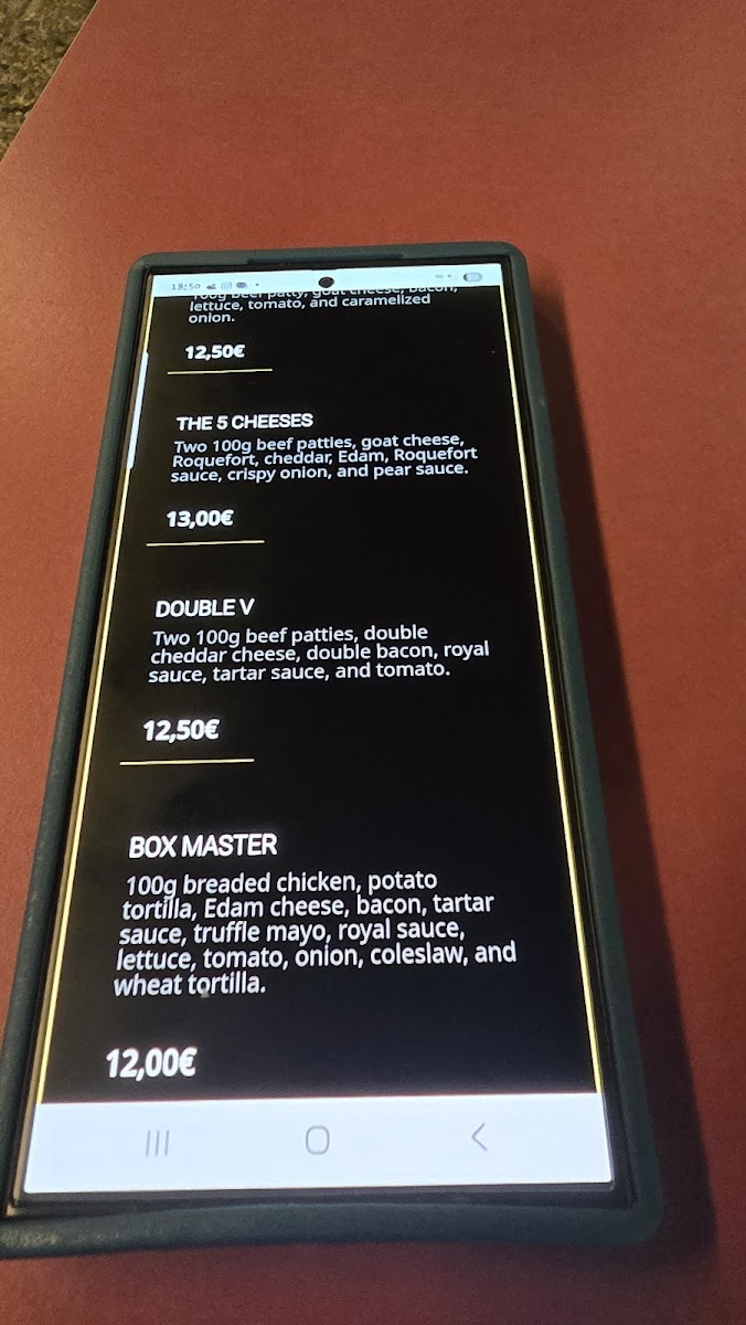 Menu The Royal Burger-8