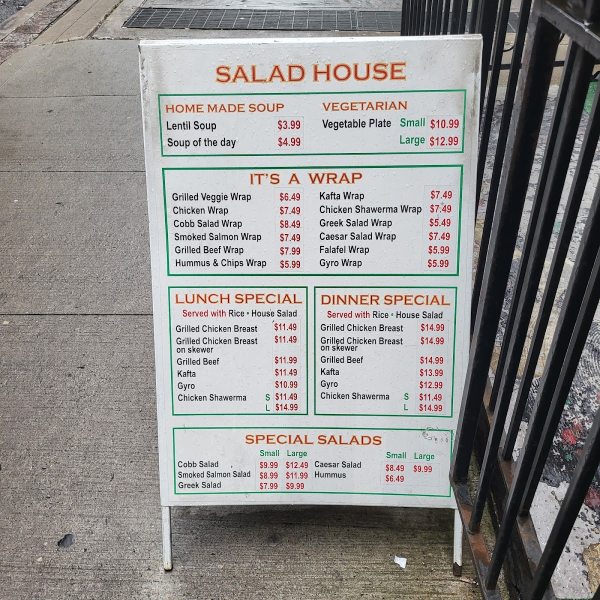 Menu The Salad House-9