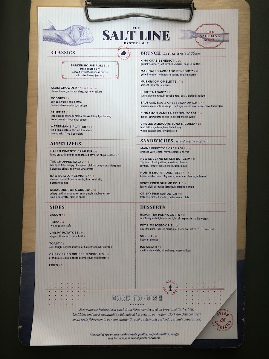 Menu The Salt Line-10