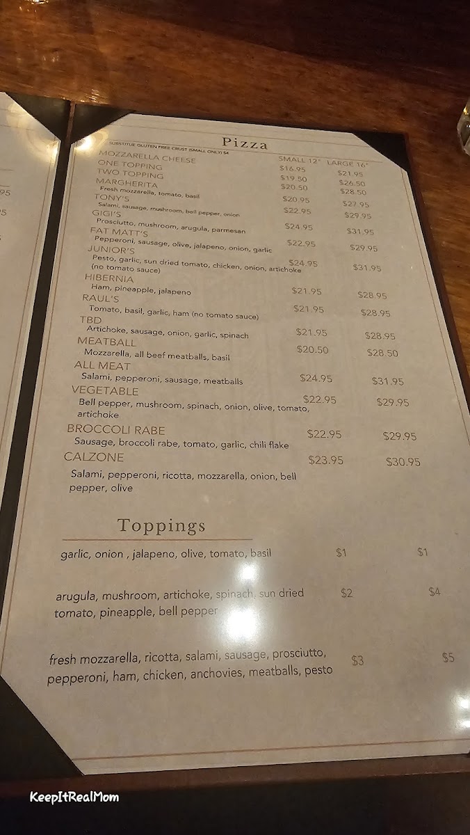 Menu The Sausage Factory-4