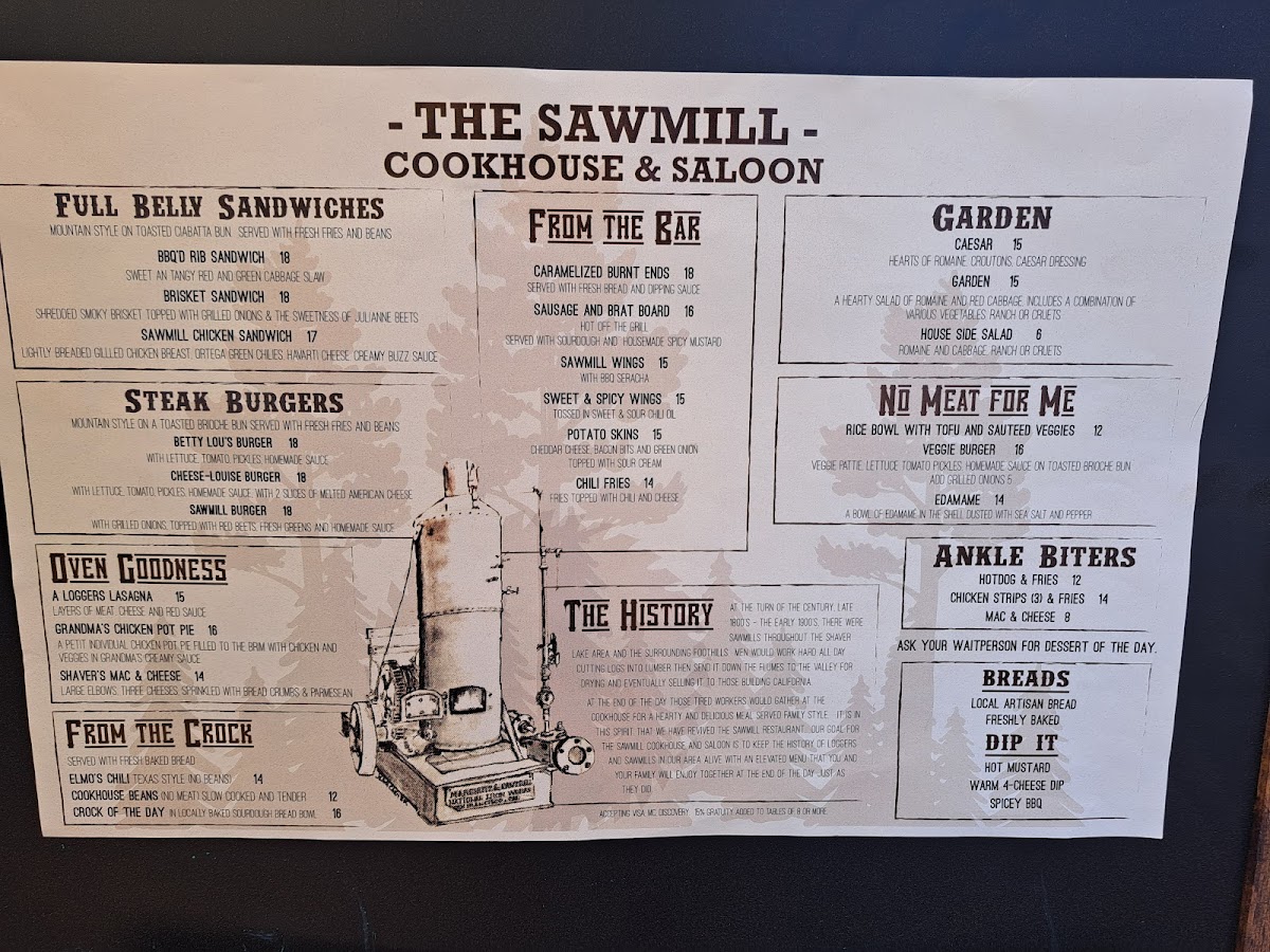 Menu The Sawmill-2