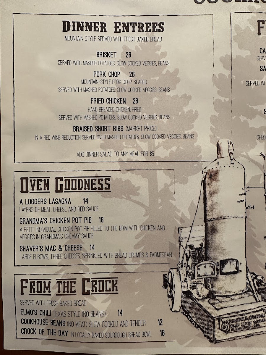 Menu The Sawmill-3