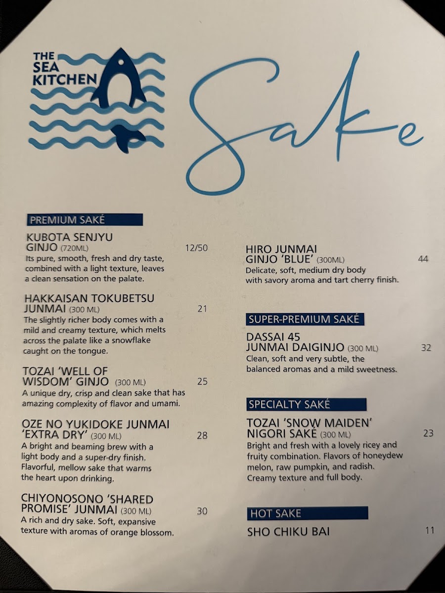 Menu The Sea South East Asian Kitchen And Sushi-3