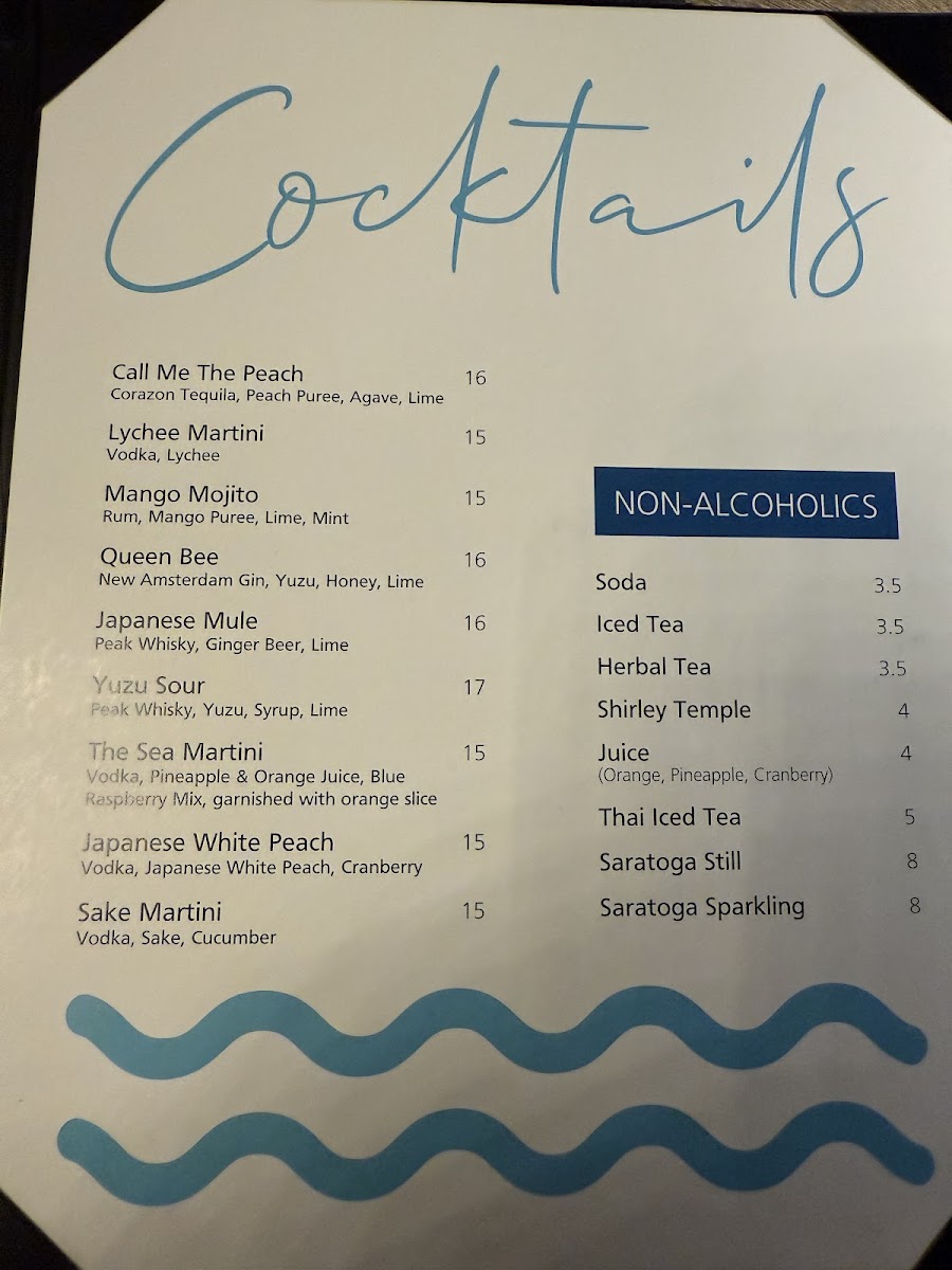 Menu The Sea South East Asian Kitchen And Sushi-6