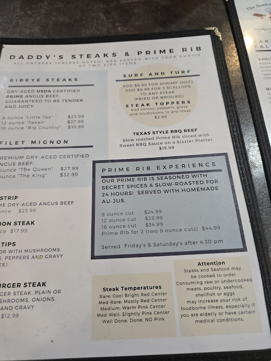 The Seahorse Restaurant Menu-5