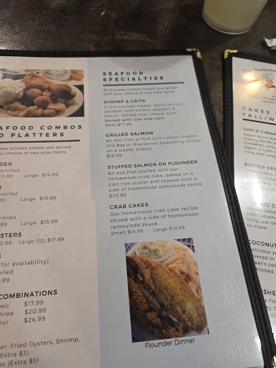 The Seahorse Restaurant Menu-7