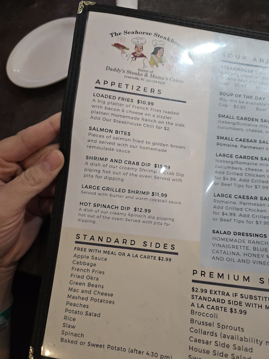 The Seahorse Restaurant Menu-8