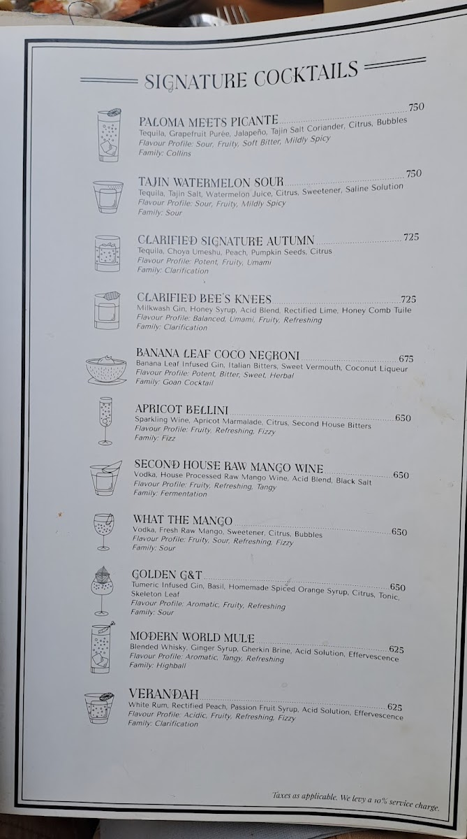 Menu The Second House-3