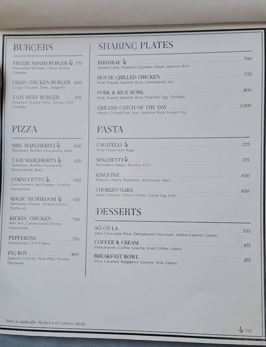 Menu The Second House-5
