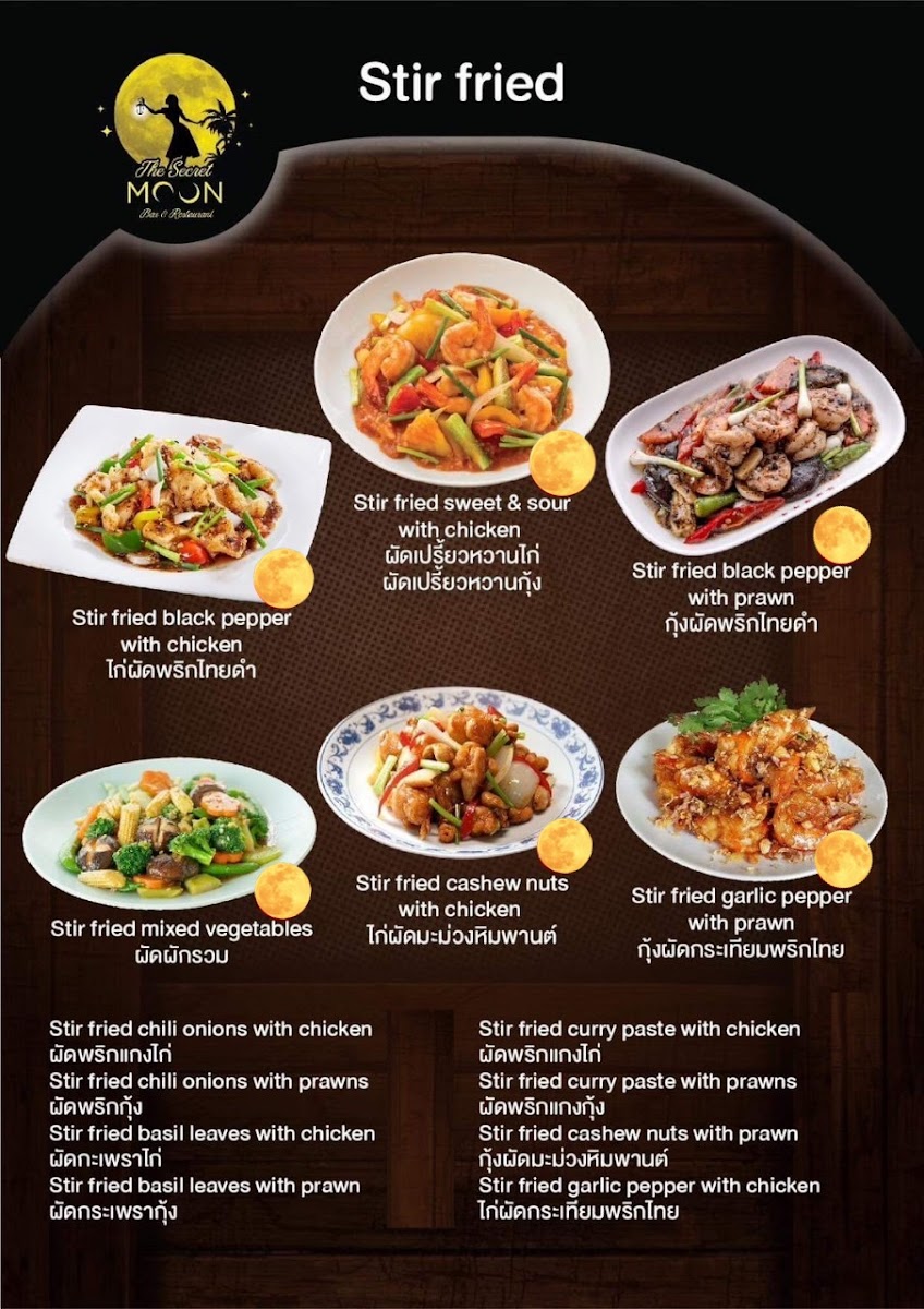 Menu The Secret Moon Bar And Restaurant-2
