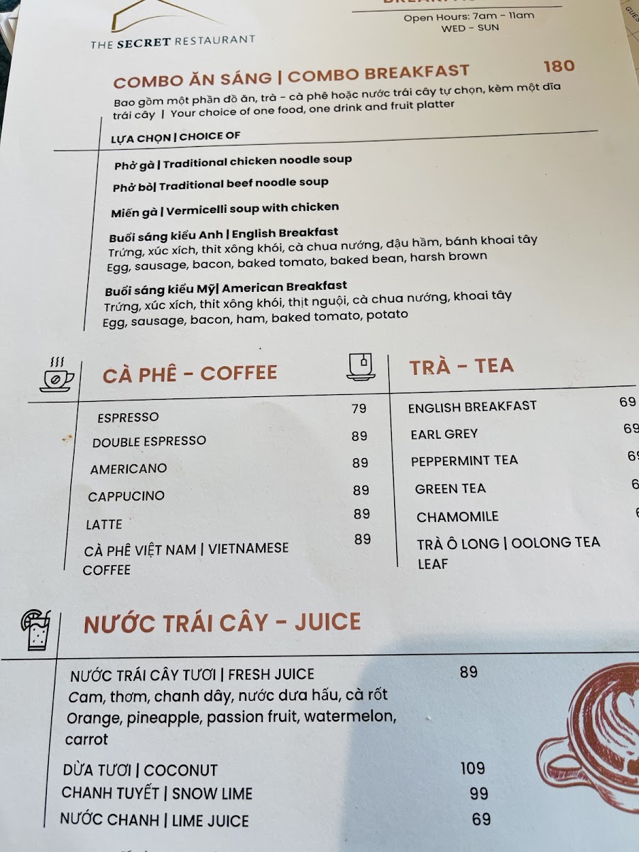 Menu The Secret Restaurant-5