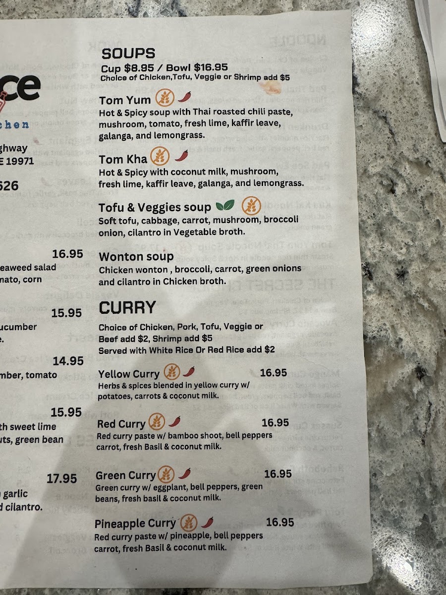 Menu The Secret Sauce Thai Kitchen-10