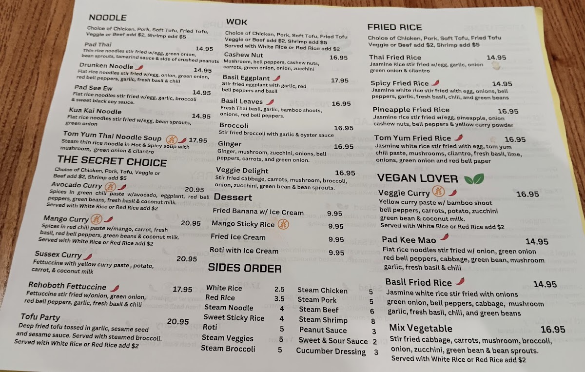 Menu The Secret Sauce Thai Kitchen-4