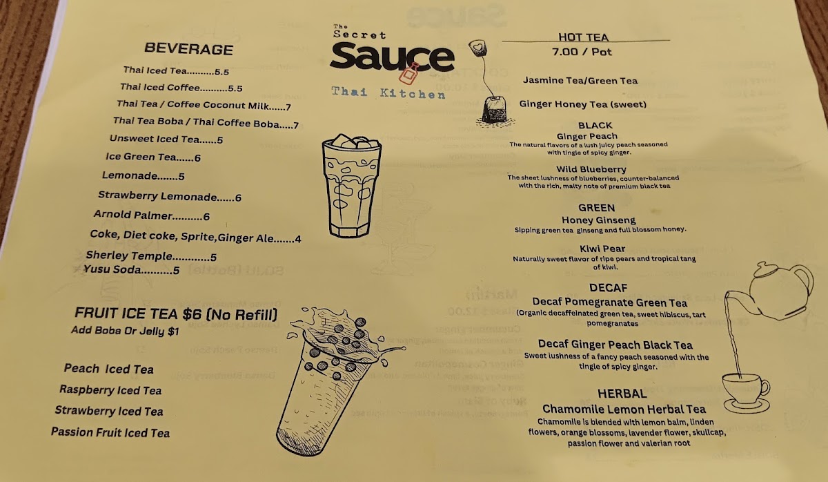 Menu The Secret Sauce Thai Kitchen-5